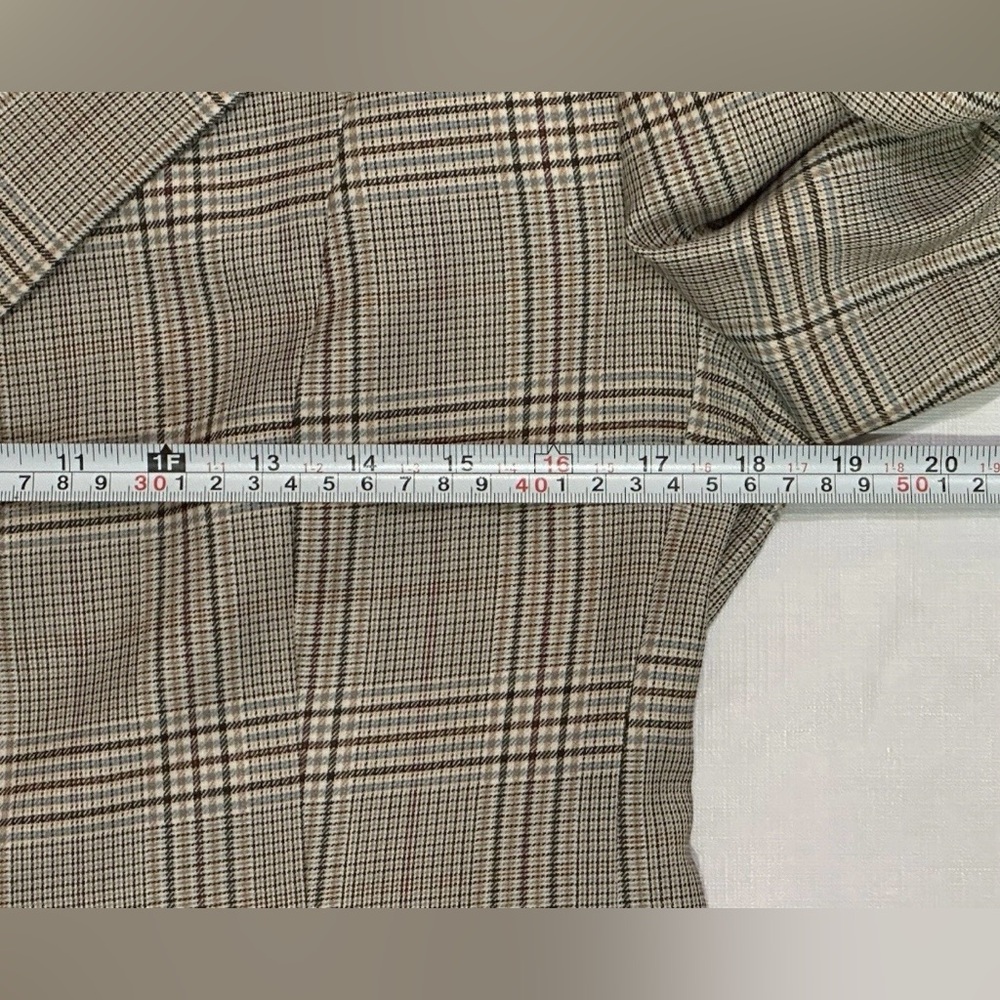 BURBERRYS LADIES 6 ITALY SKIRT SUIT SUPER 120’S EXTRAFINE WOOL TARTAN PLAID - Picture 10 of 16